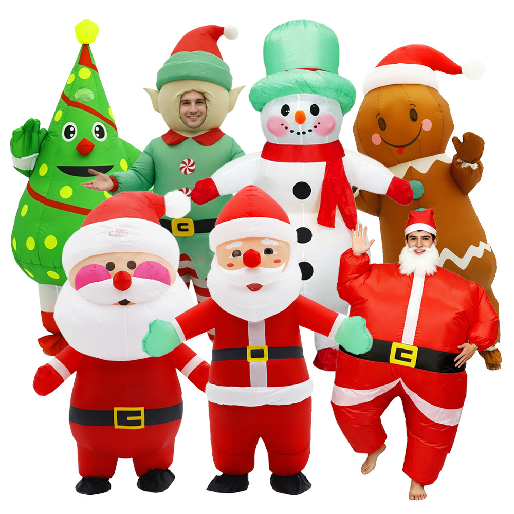 Elf Costume Christmas - Kostum Tiup Lucu Natal Manusia Roti