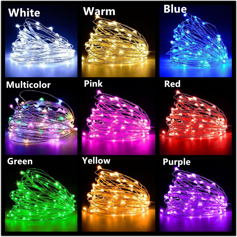 Led Fairy String Lights - 10M 5M 3M 2M Kawat Tembaga