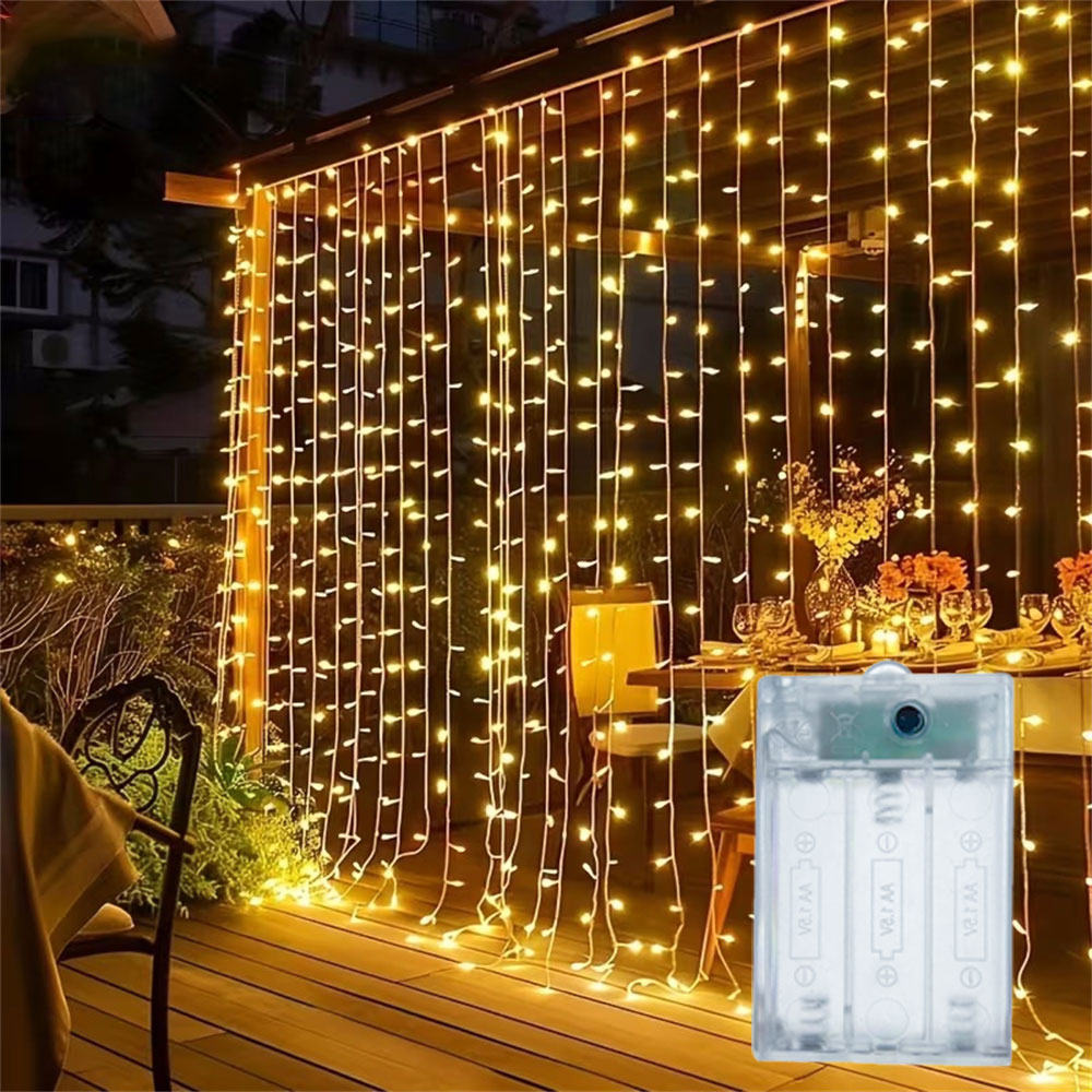Lampu LED Tirai 3/6m Bertenaga - Led Fairy String Lights ulasan dan harga