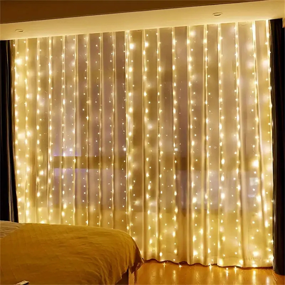 Lampu LED Tirai 3/6m Bertenaga - Led Fairy String Lights ulasan dan harga