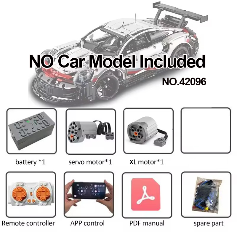 Kit Modifikasi Motor RC Teknis - Lego Set Technic ulasan dan harga