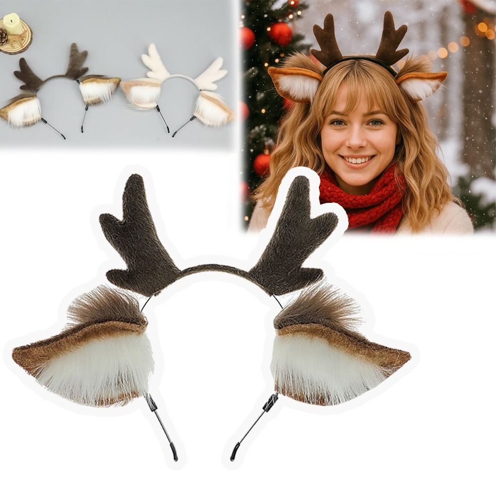 Ikat Kepala Tanduk Rusa Unisek - Reindeer Antlers Headband ulasan dan harga