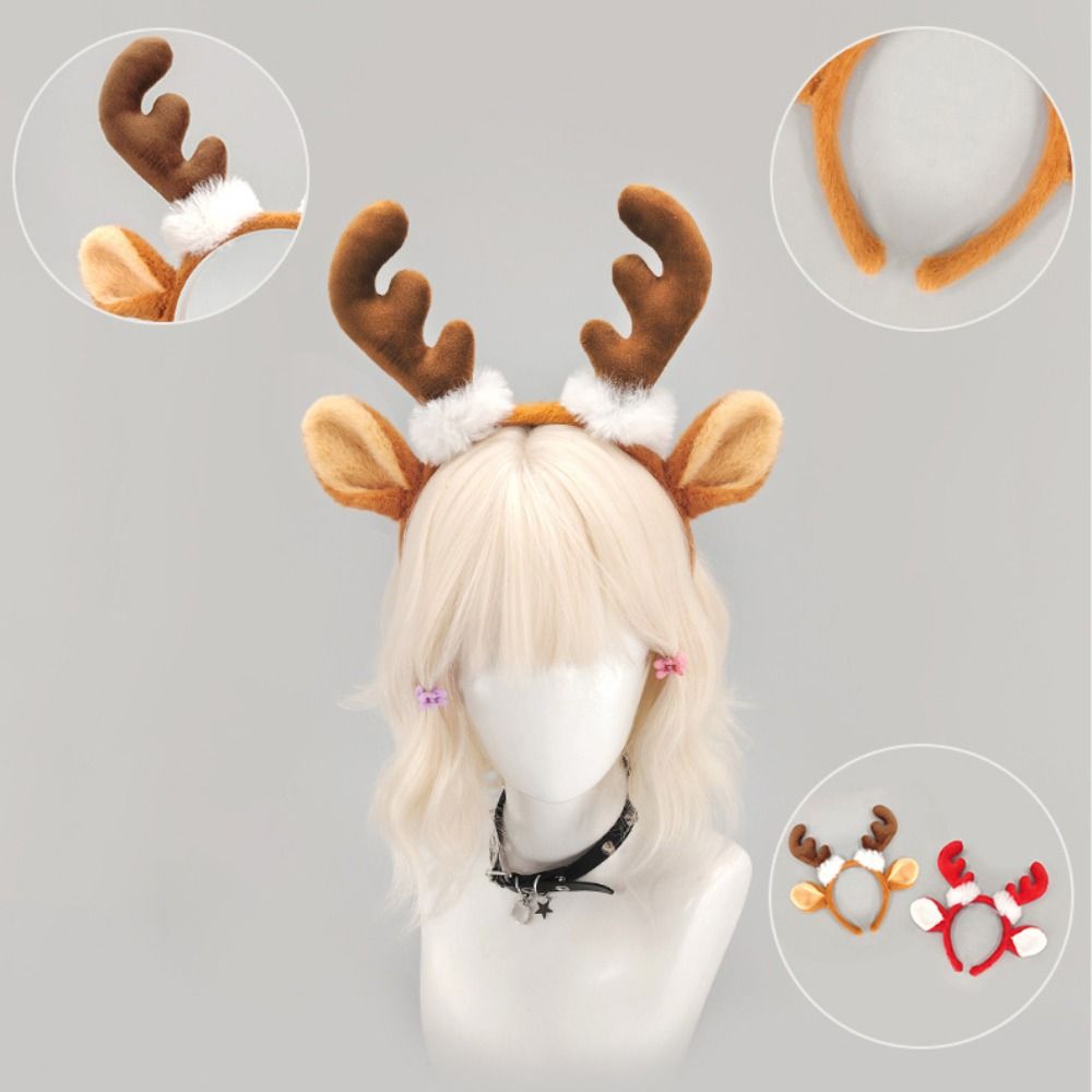 Aksesori rambut Natal yang luc - Reindeer Antlers Headband ulasan dan harga