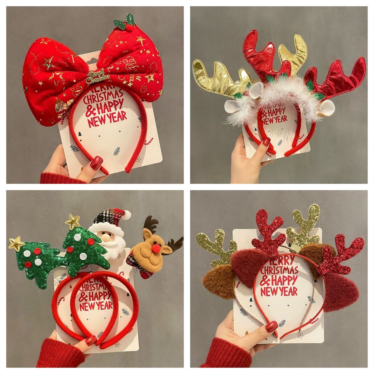 1-10 buah Ikat Kepala Natal, I - Reindeer Antlers Headband ulasan dan harga