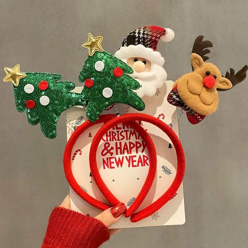 1-10 buah Ikat Kepala Natal, I - Reindeer Antlers Headband ulasan dan harga