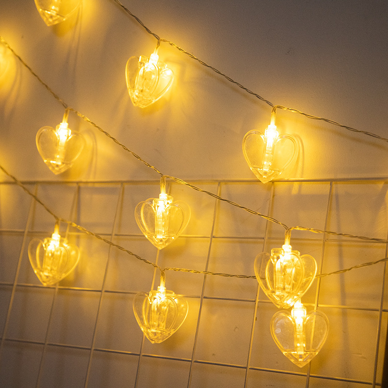 Lampu Tali Bentuk Hati, Lampu  - Led Fairy String Lights ulasan dan harga