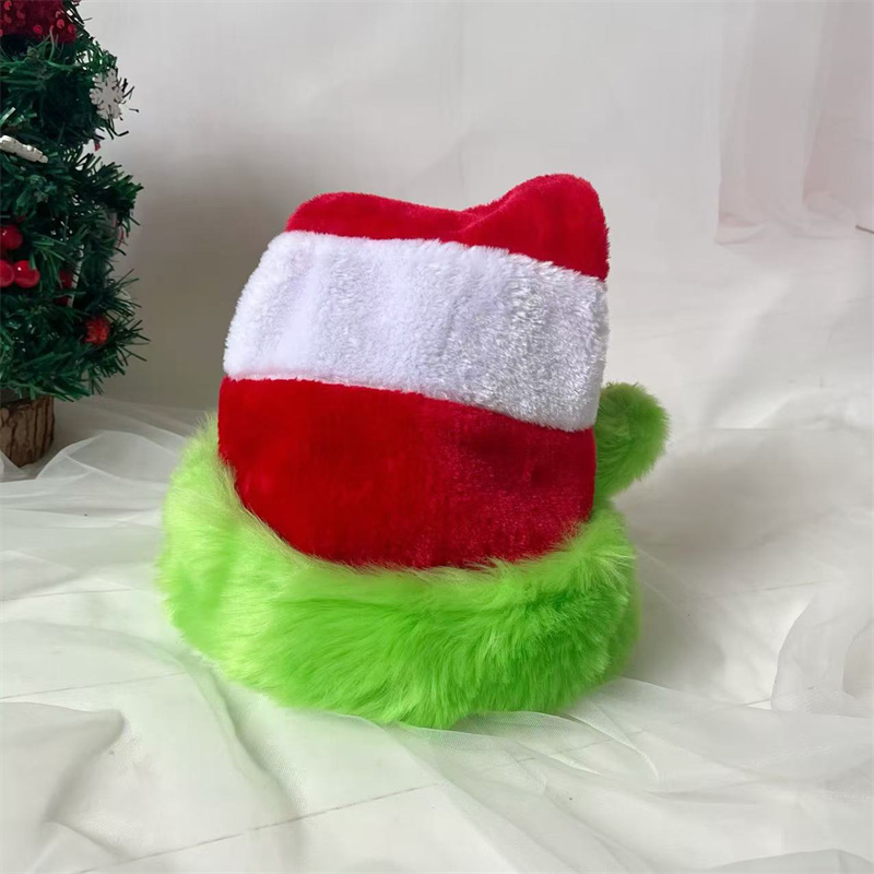 Topi Santa Claus Natal Berbaha - Santa Hat Plush ulasan dan harga