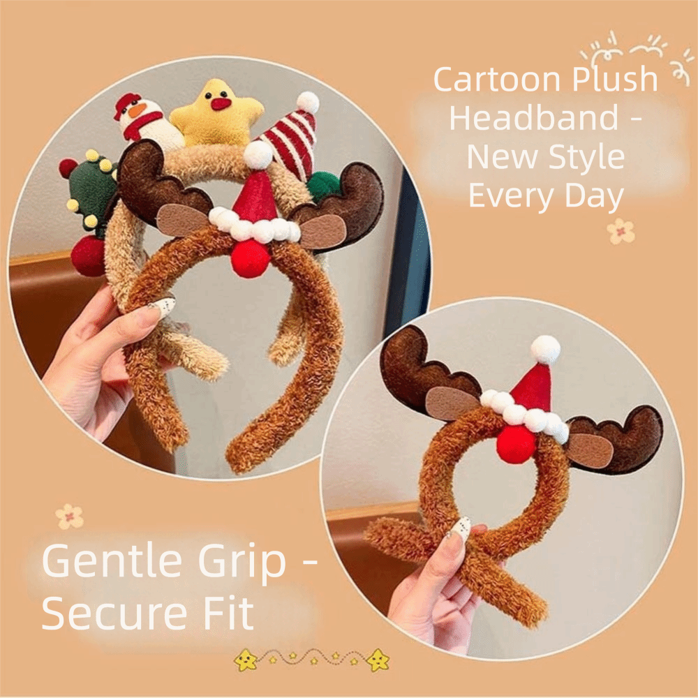 Bando Natal Tekstur Lembut War - Reindeer Antlers Headband ulasan dan harga
