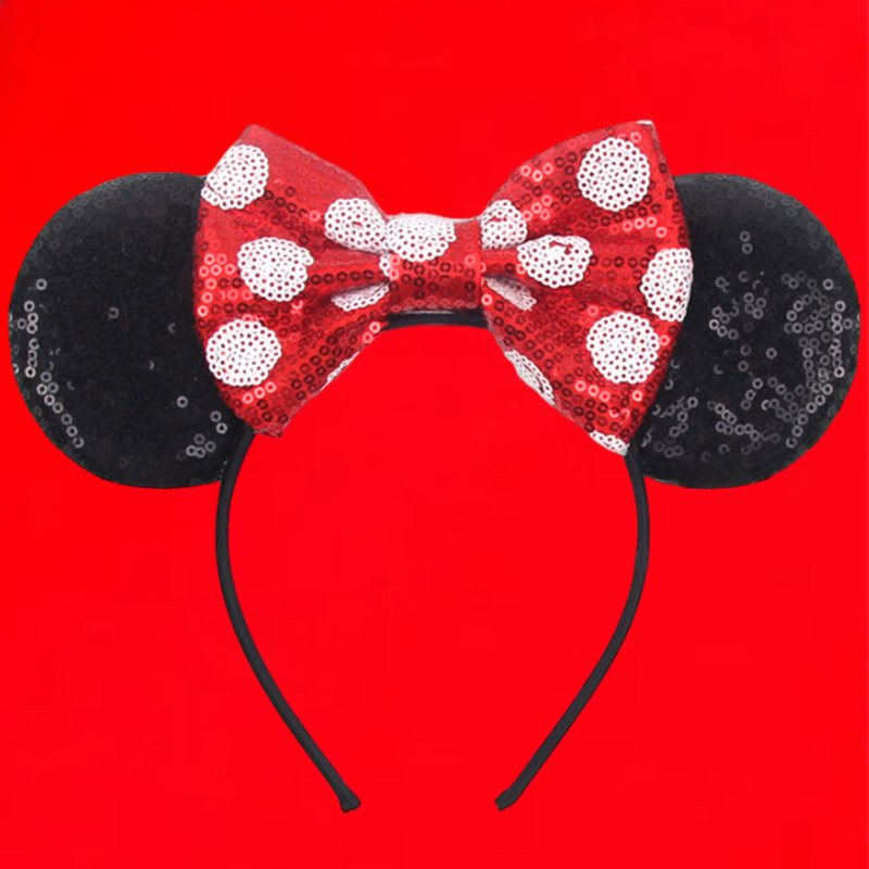 Bando telinga payet Mickey Mou - Ribbon Bow Gift ulasan dan harga