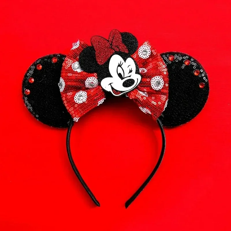 Bando telinga payet Mickey Mou - Ribbon Bow Gift ulasan dan harga