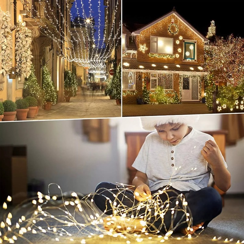 1 buah Lampu String Surya Luar - Led Fairy String Lights ulasan dan harga