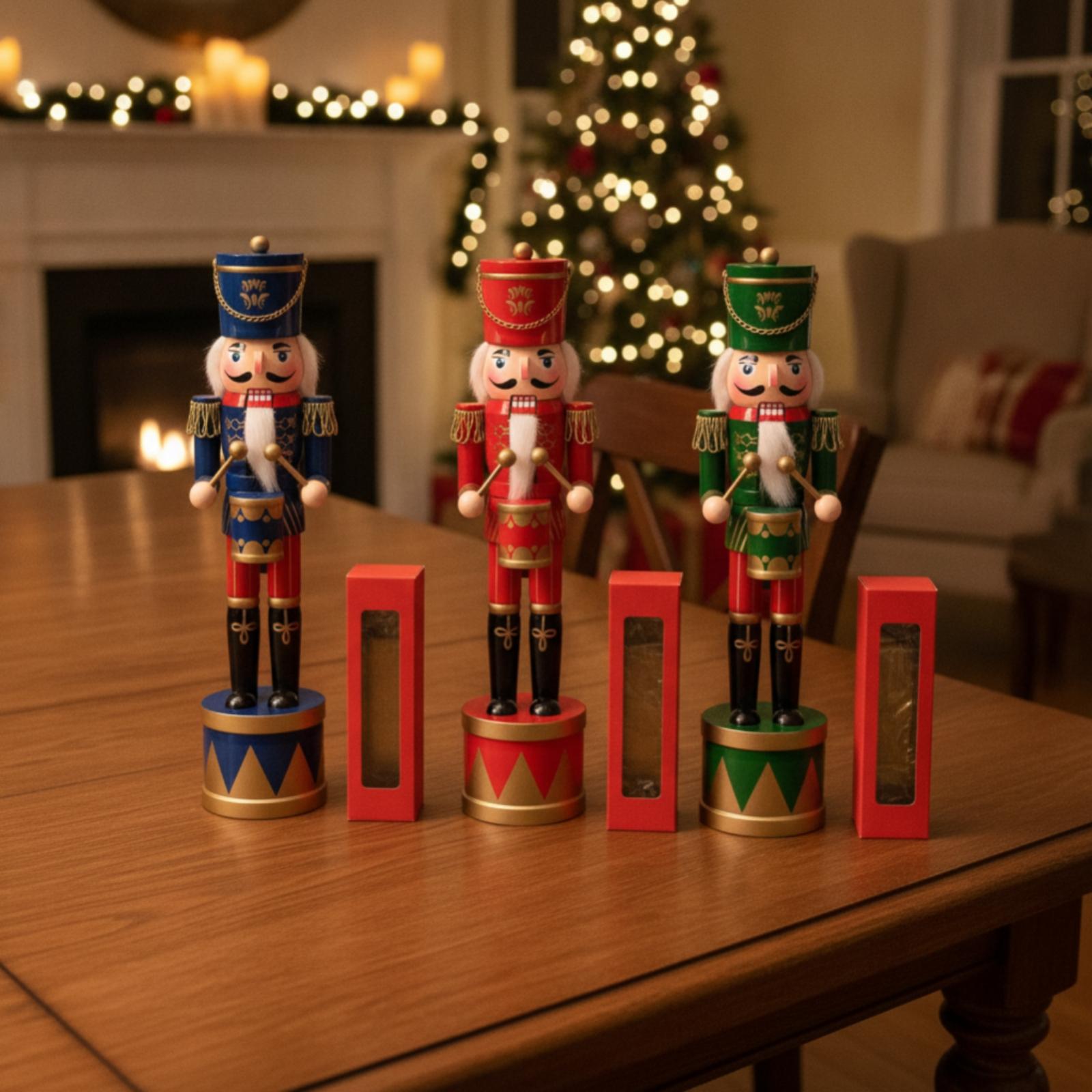 Figurine Prajurit Kayu Schima, - Nutcracker Figurine ulasan dan harga