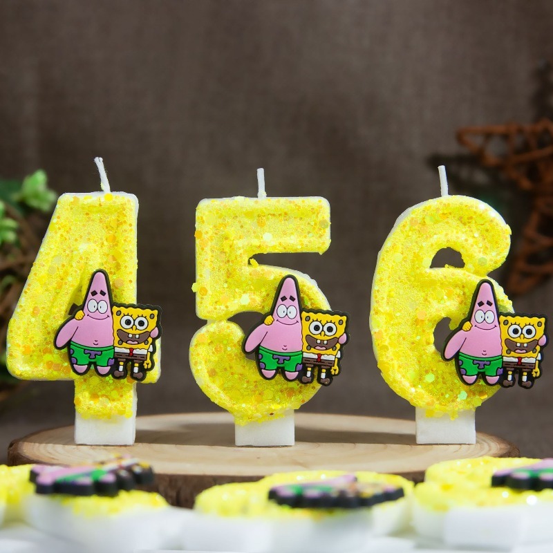 Lilin Kue Angka Digital Sponge - Holiday Candle Set ulasan dan harga