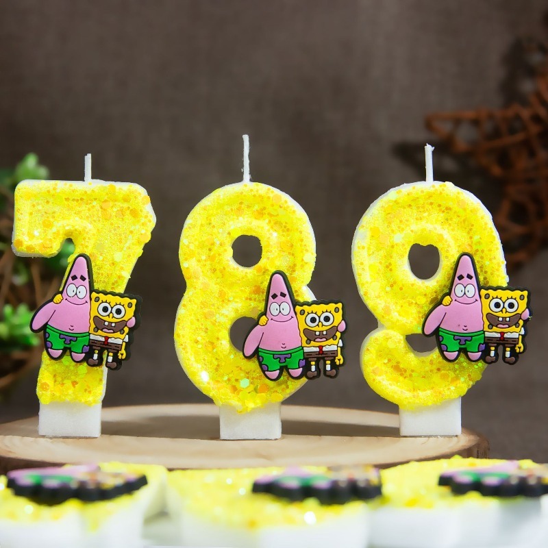 Lilin Kue Angka Digital Sponge - Holiday Candle Set ulasan dan harga