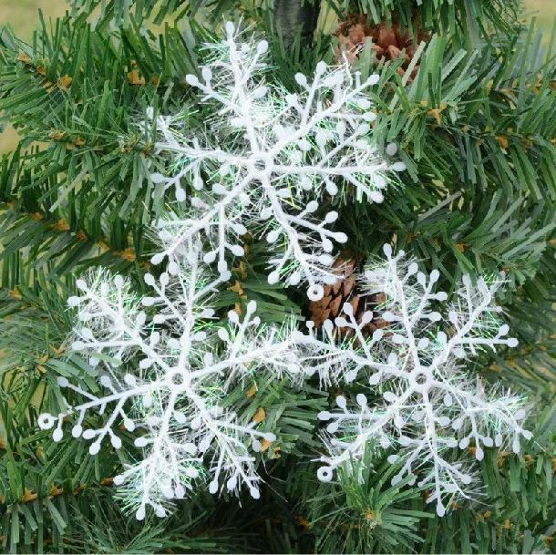 30pcs Hiasan Kepingan Salju Na - Christmas Tree Artificial ulasan dan harga
