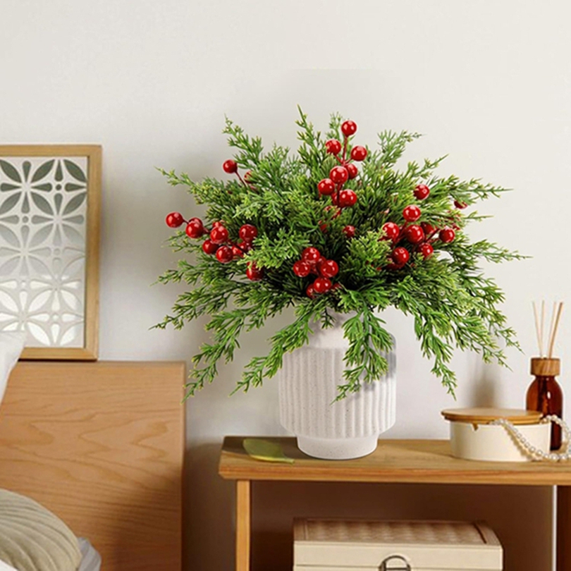 25/50 Buah Ranting Cypress Bua - Christmas Tree Artificial ulasan dan harga